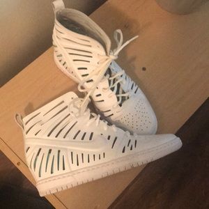 Nike dunk sky hi wedge sneakers